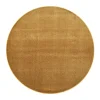 Pyöreät Matot^VM-Carpet matto Satine ø 133 cm 371 keltainen