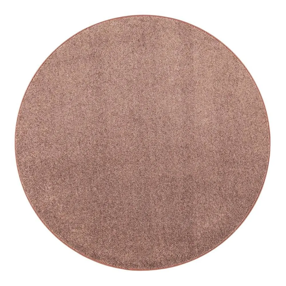 Pyöreät Matot^VM-Carpet Onni, 68 ruskea Ø 133cm, kantti 5982