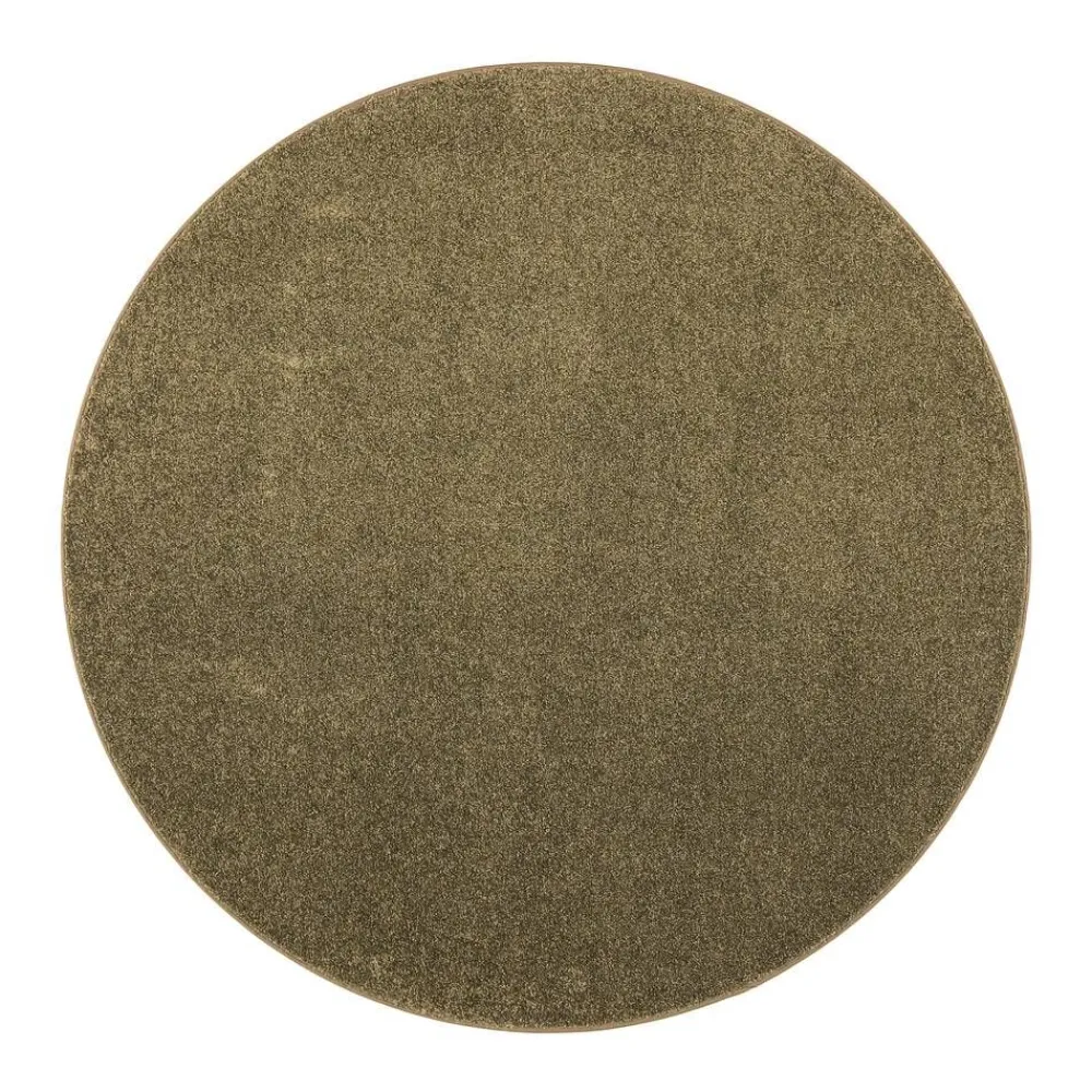 Pyöreät Matot^VM-Carpet Onni, 26 vihreä Ø 133 cm, kantti 5764