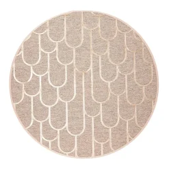 Pyöreät Matot^VM-Carpet Paanu, 1 beige, Ø 240 cm
