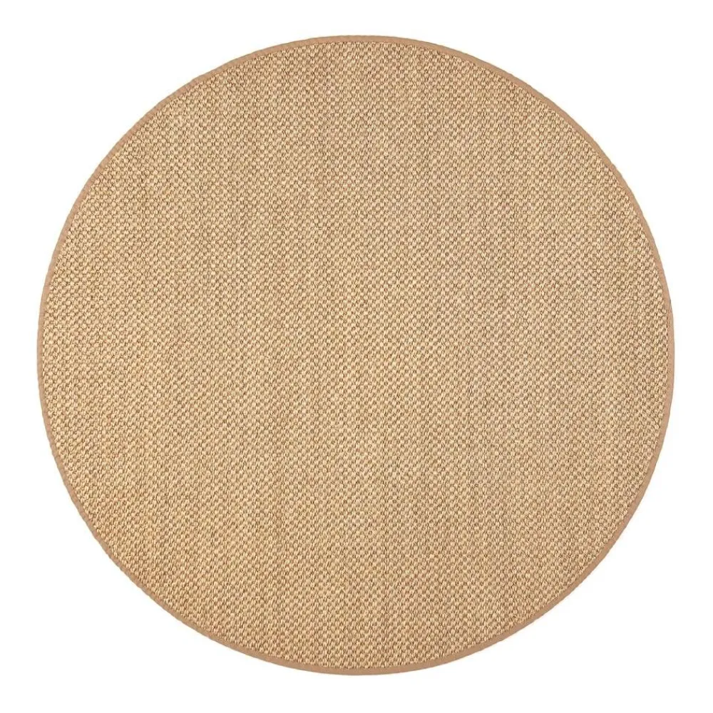 Pyöreät Matot^VM-Carpet Panama, 6021 olki, Ø 133cm, kantti 32 B