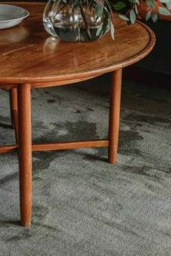 Pyöreät Matot^VM-Carpet Puuteri 164 oliivi, 200*300 cm, kantti 5921