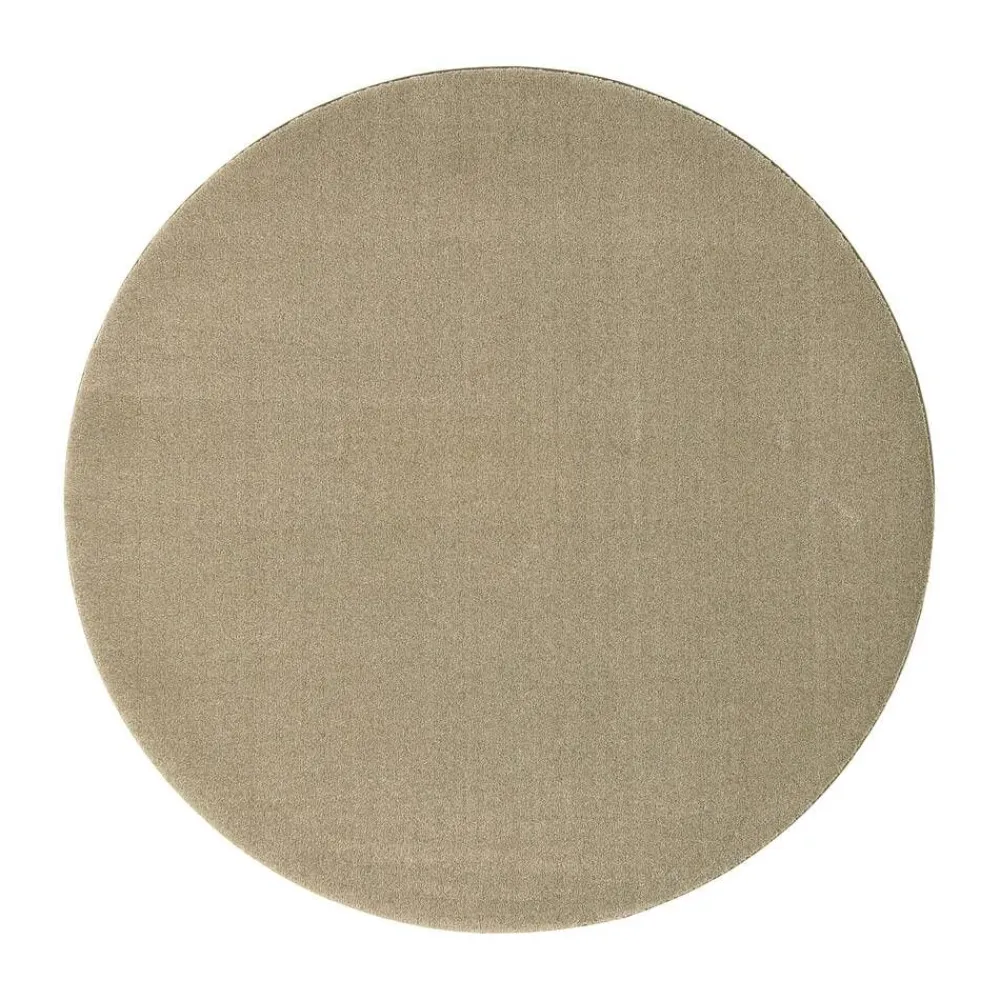 Pyöreät Matot^VM-Carpet Puuteri 164 oliivi, Ø 200 cm, kantti 5921