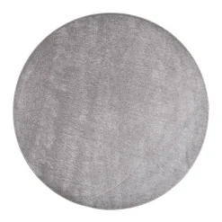 Pyöreät Matot^VM-Carpet Satine 850 harmaa, Ø 160 cm, kantti 5434