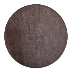 Pyöreät Matot^VM-Carpet Satine 280 ruskea, Ø 200 cm, kantti 5951