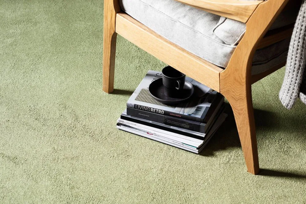 Keskilattiamatot^VM-Carpet Satine 572 vihreä, 200*300 cm, kantti 5784