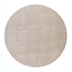 Pyöreät Matot^VM-Carpet Silkkitie, 138 beige, Ø 160 cm, kantti 5938