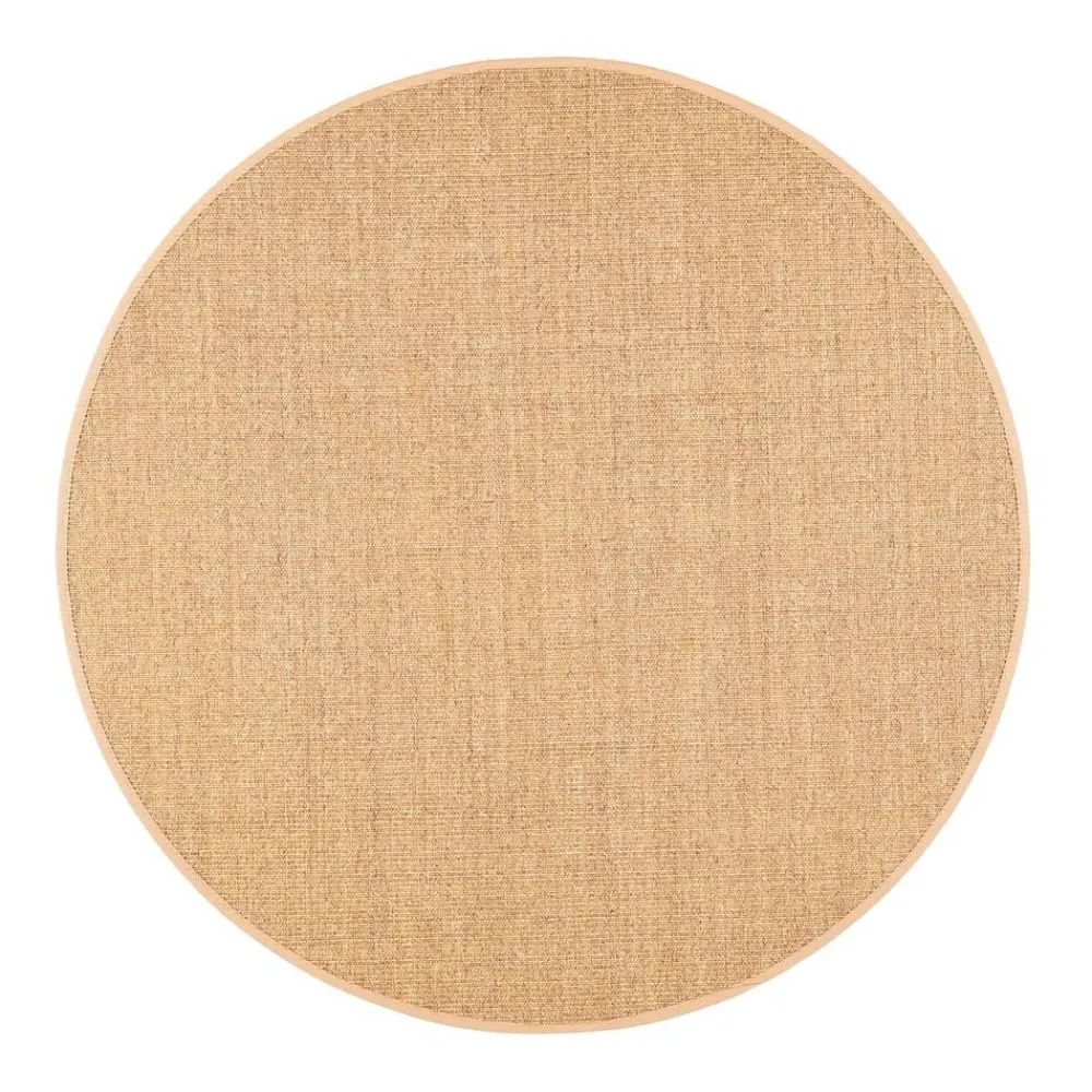 Pyöreät Matot^VM-Carpet Sisal, 50 natur, Ø 240 cm, kantti 32 B