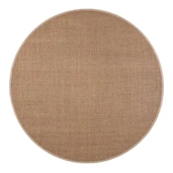 Pyöreät Matot^VM-Carpet Sisal, 85 taupe, Ø 160 cm, kantti 25 B