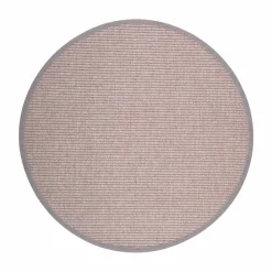 Pyöreät Matot^VM-Carpet Tunturi 72 beige, Ø 200 cm, kantti 070 B