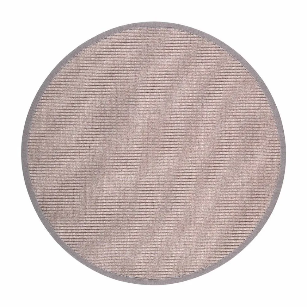 Pyöreät Matot^VM-Carpet Tunturi 72 beige, Ø 200 cm, kantti 070 B