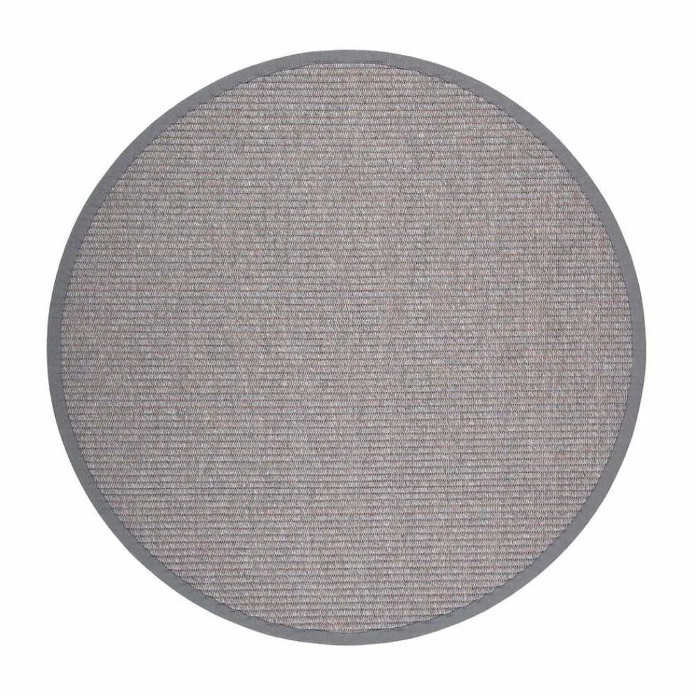 Pyöreät Matot^VM-Carpet Tunturi 77 harmaa, Ø160 cm, kantti 077 B