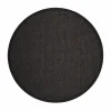 Pyöreät Matot^VM-Carpet Tunturi 79 musta, Ø 160 cm, kantti 020 B