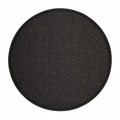 Pyöreät Matot^VM-Carpet Tunturi,  , 79 musta, Ø 133 cm, kantti 020 B