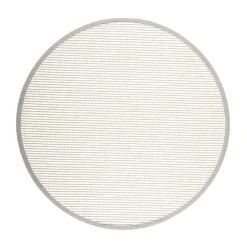 Pyöreät Matot^VM-Carpet Tunturi,  , 71 valkoinen, Ø240 cm, kantti 009 B