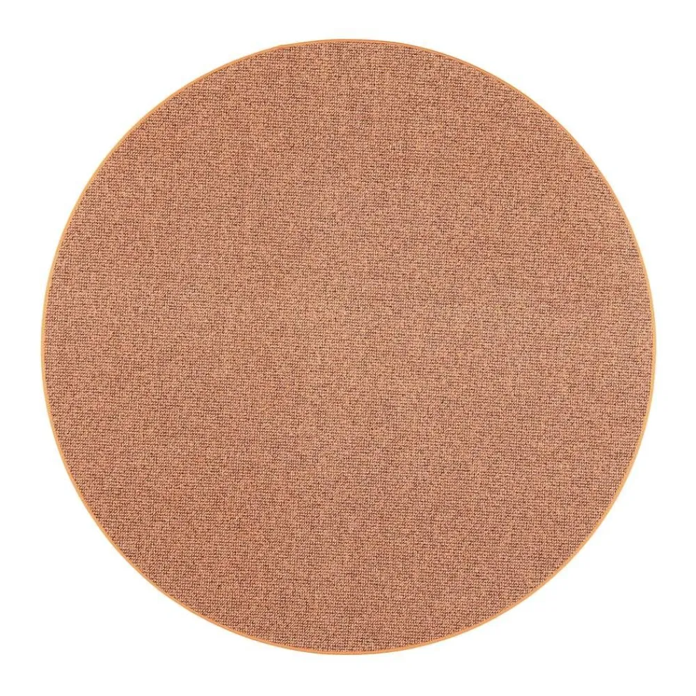Pyöreät Matot^VM-Carpet Tweed, 64 terra, Ø 200 cm, kantti 5963