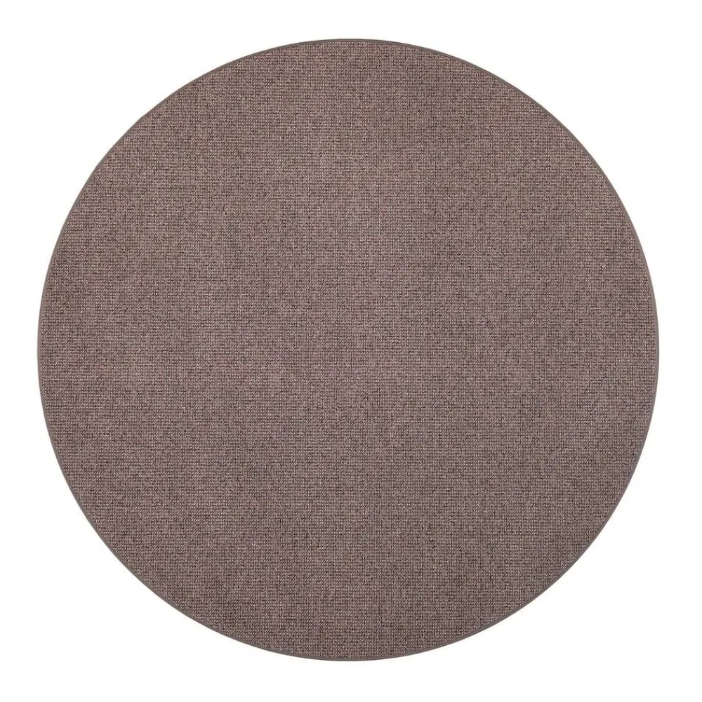 Pyöreät Matot^VM-Carpet Tweed, 94 t.harmaa, Ø 133 cm, kantti 6013